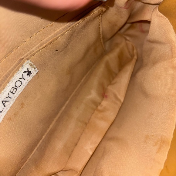 ✨ RARE ✨ VINTAGE PLAYBOY • Checkered Shoulder Bag - Picture 3 of 8